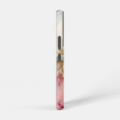 Roze en ivoren Rozen Samsung Galaxy Hoesje (Rechterkant)