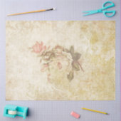   roze en ivoren Rozen Tissuepapier (Craft)