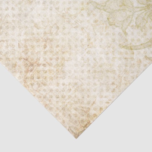   roze en ivoren Rozen Tissuepapier (Detail)