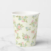 Roze en ivoren Vrijgezellenfeest van de Woot Papieren Bekers (Achterkant)