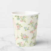 Roze en ivoren Vrijgezellenfeest van de Woot Papieren Bekers (Links)