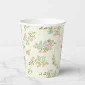 Roze en ivoren Vrijgezellenfeest van de Woot Papieren Bekers (Rechts)