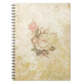 Roze en Ivory Roos Notitieboek (Voorkant)