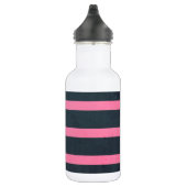 roze en jachtstrepen waterfles  (Rechts)