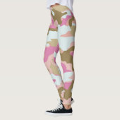 Roze en kaki camo Leggings (Links)