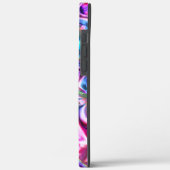 Roze en kleurrijke verstandhouding met ruwe glasst Case-Mate iPhone case (Achterkant / Links)