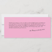 Roze en Koraal Chic Verticale Strepen 3 Foto (Achterkant)