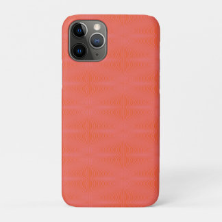 Roze en Koraal Golvende Streeppatroon | Modern Abs Case-Mate iPhone Case