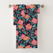 Roze en koraalbloemen