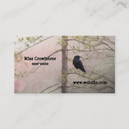 roze en kraai visitekaartje