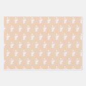 Roze en Kraft Elegant  Inpakpapier Vel (Voorkant 2)