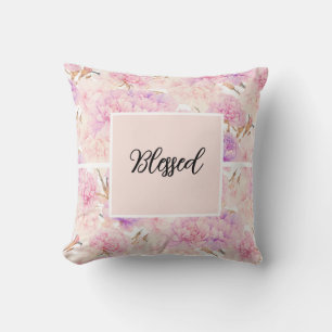 Roze en lavendel anjers, kussen
