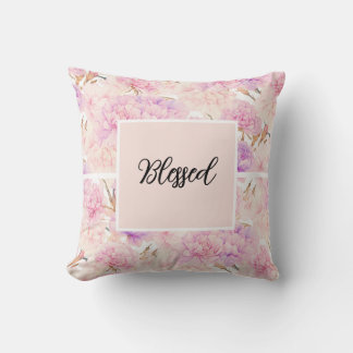 Roze en lavendel anjers,  kussen