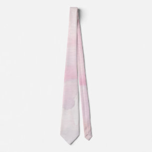 Roze en lavendel waterverfwas stropdas