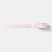 Roze en lavendelblush gingham-patroon satijnen lint (Voorkant)