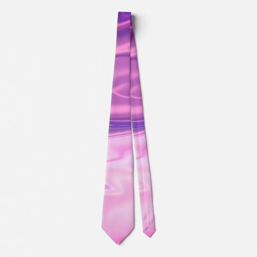 Roze en lavender Abstract Stropdas (Voorkant)