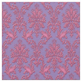 Roze en lavender Damask Stof (Close Up)