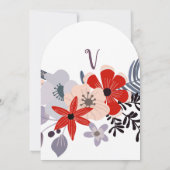  roze en lavender kaart (Achterkant)