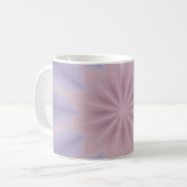 Roze en Lila 3D-ventilator drie Koffiemok (Voorkant links)