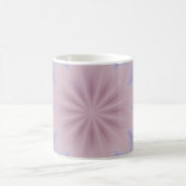 Roze en Lila 3D-ventilator drie Koffiemok (Center)