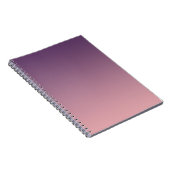 Roze en lila gradiënt, Ombre. Notitieboek (Rechterzijde)