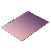 Roze en lila gradiënt, Ombre. Notitieboek (Linkerzijde)