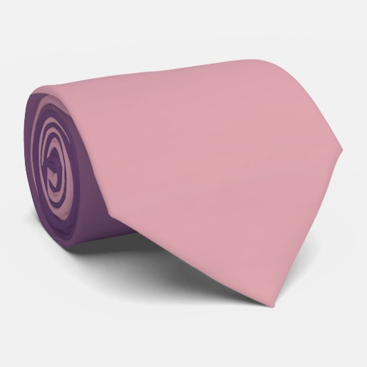 Roze en lila gradiënt, Ombre. Stropdas (Opgerold)
