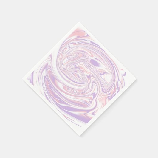 Roze en Lila moderne, vloeibare spelregels Servet (Hoek)