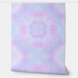 Roze en Lila Waterverf geometrisch patroon Behang