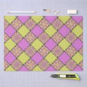 Roze en limoen tissuepapier (Craft)