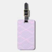 Roze en magenta Geometry Bagagelabel (Voorkant verticaal)