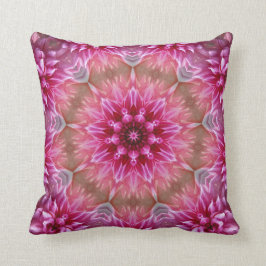 Roze en Magenta Mandala Kussen