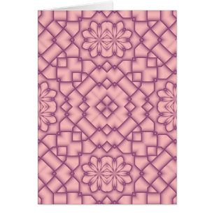 Roze en magenta Tracery