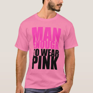 Roze en manly t-shirt