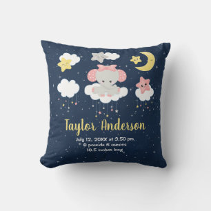 Roze en marinebaby geboorte statistieken kussen