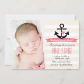 Roze en marinescheepvaartbekendmaking aankondiging (Voorkant)