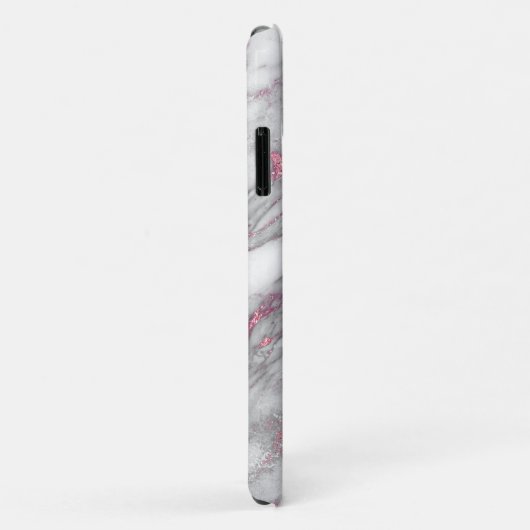 Roze en marmer Iphone-draagtas Case-Mate iPhone Case (Achterkant/rechts)