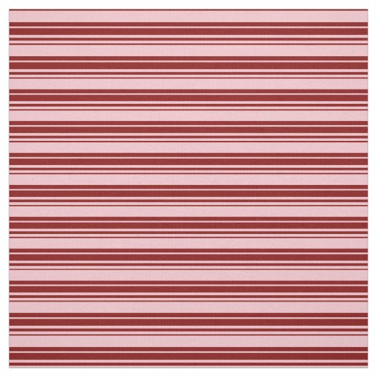Roze en maroon Lined Pattern Stof (Swatch)