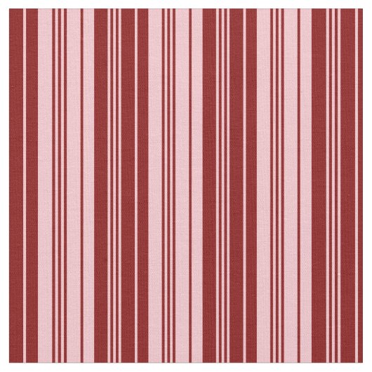 Roze en maroon Lined Pattern Stof (Close Up)