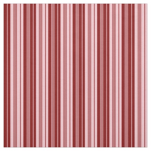 Roze en maroon Lined Pattern Stof (Swatch)
