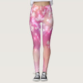 Roze en Marshmallows Leggings (Voorkant)