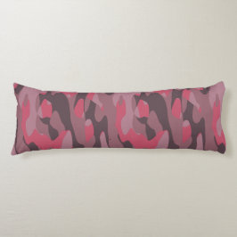 roze en mauve Camo abstract Lichaamskussen