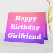 Roze en Mauve Girly Designer Kaart (Gele Bloem)