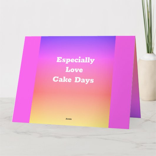 Roze en Mauve Girly Designer Kaart (Achterkant)