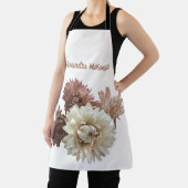 Roze en Mauve Strawflowers Genoemd Schort (Insitu)