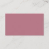 Roze en Mauve Triple QR Code Visitekaartje (Achterkant)