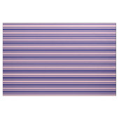 Roze en Midnight Blue Lined Pattern Stof (Fat Quarter)