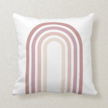 Roze en minimalistisch regenboogSierkussen