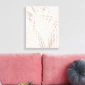 Roze en minimalistische blaasjes met een wand canvas afdruk (Insitu (Woonkamer))