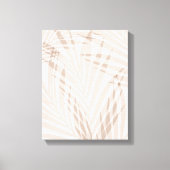 Roze en minimalistische blaasjes met een wand canvas afdruk (Voorkant)